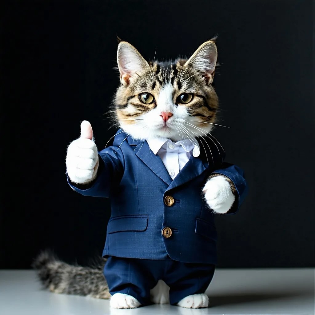 Cat in Suit